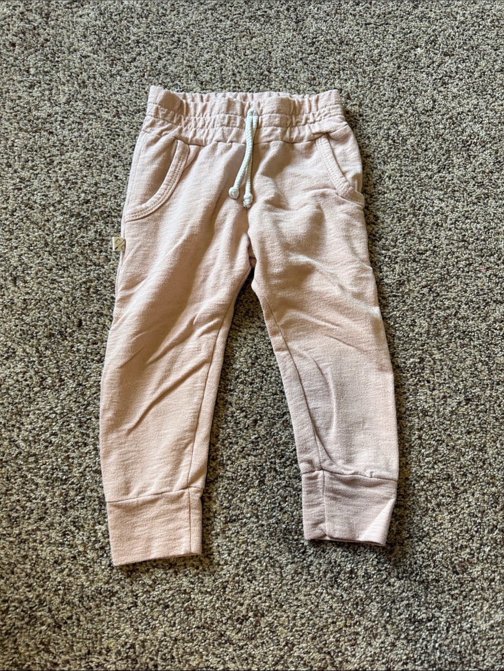 Shell pink childhoods joggers